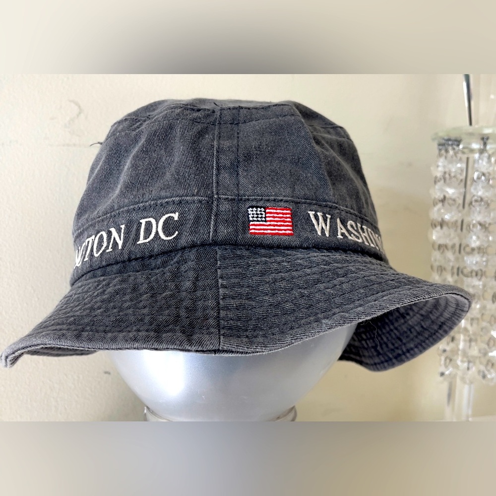 Gray Washington DC Bucket Hat EUC - Picture 3 of 4